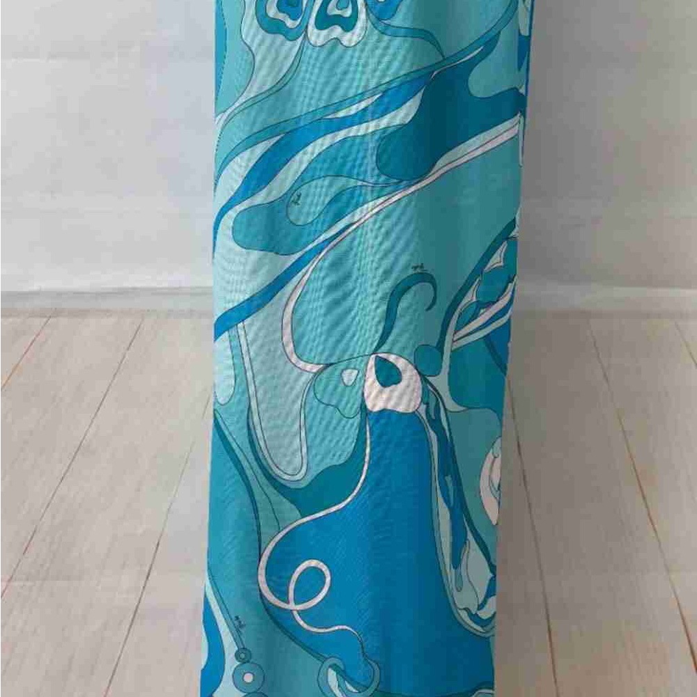 PUCCI Ruffled printed tulle maxi dress - Picture 3 of 5